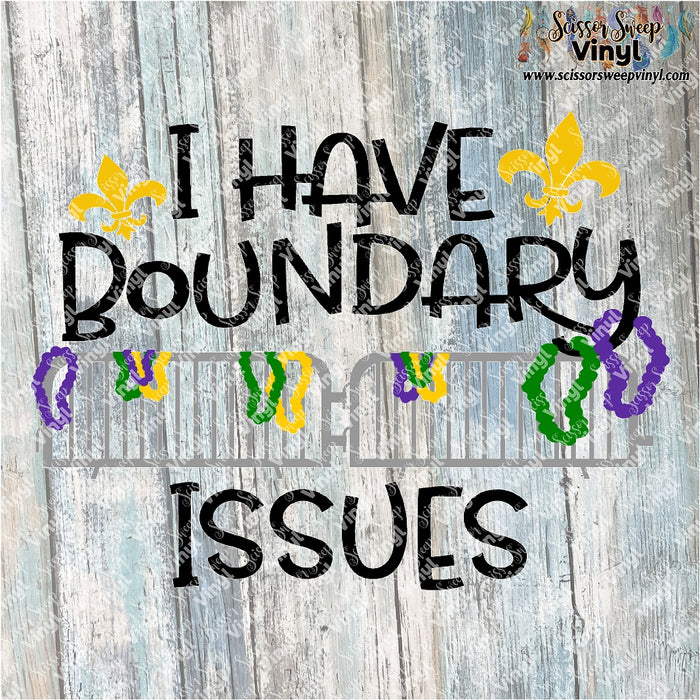 1187 - Boundary Issues