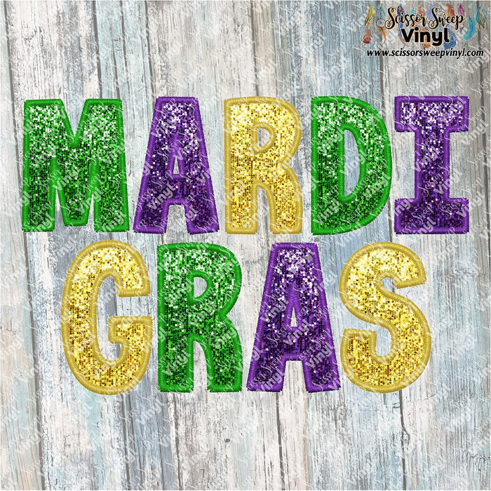 1206 - Glitter Mardi Gras