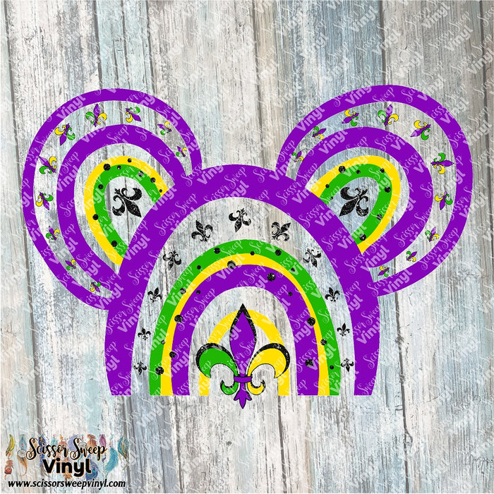 1221 - Rainbow Mickey Head