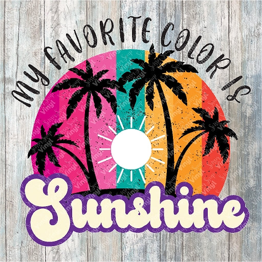 0448 - Favorite Color Is Sunshine