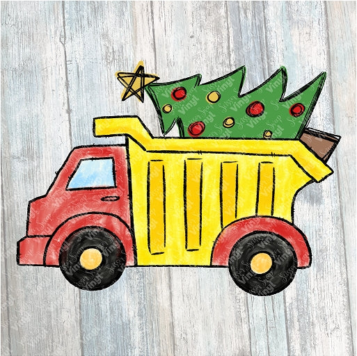 0712 - Christmas Dump Truck