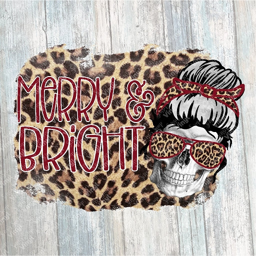 0756 - Messy Bun Merry & Bright