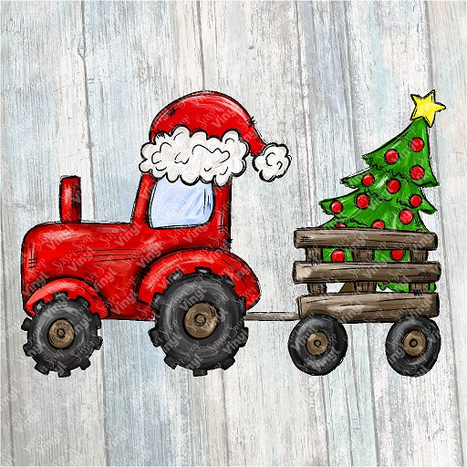 0790 - Christmas Tractor