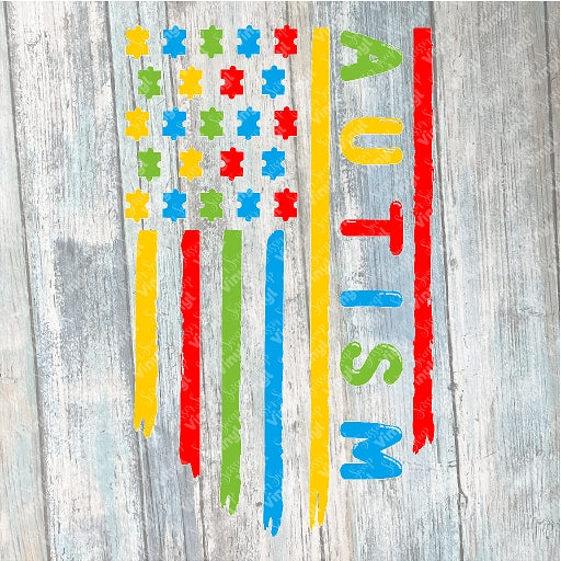 1083 - Autism Flag