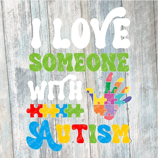 1100 - I Love Someone with Autism Vintage