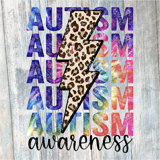 1112 - Autism Awareness Bolt