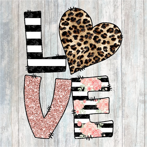 0168 - Leopard and Rose Gold Love