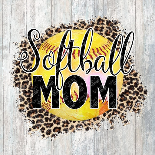 354 - Leopard Softball Mom