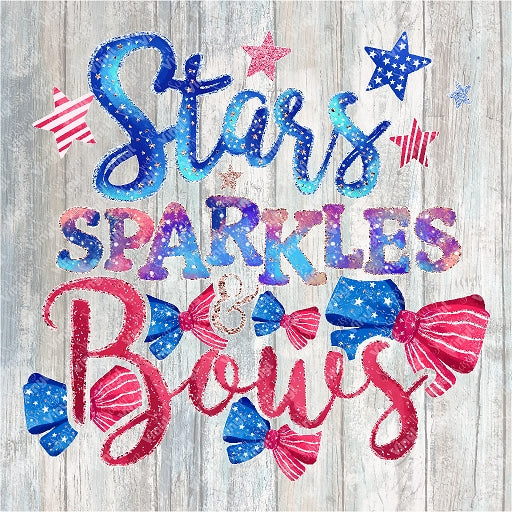 413 - Stars Sparkles & Bows